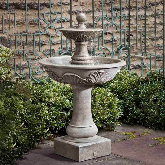 Acanthus Two Tiered Fountain