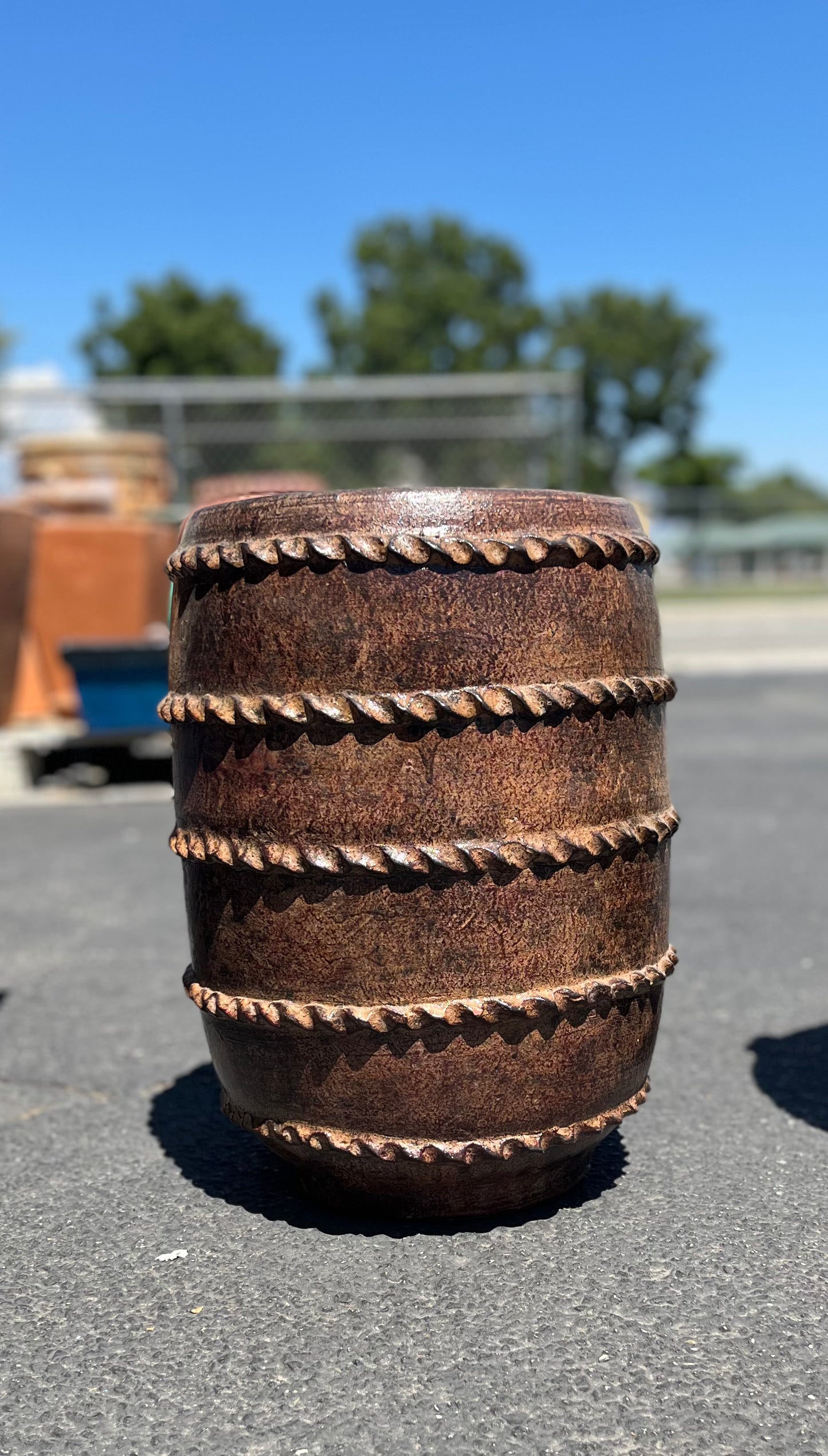 Rustic Brown Planter